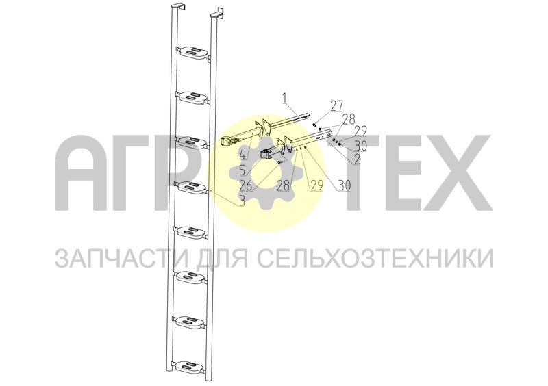 Чертеж Лестница (101.30.04.000Ф)